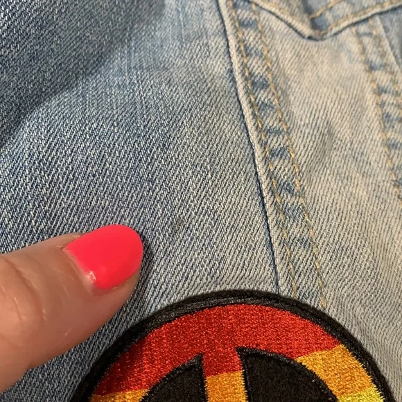 Cool Kid, VIGOSS, patchy, denim hoodie!! - Picture 10 of 13